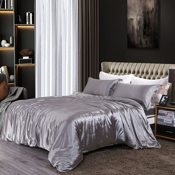 All Season King Size 25mm Mulberry Silk Bedding Set Christmas Gift