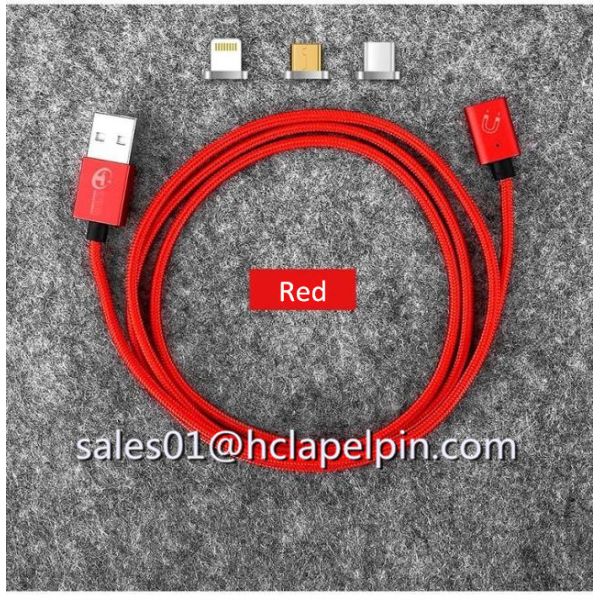 Length 1M Magnetic Cable,USB Charging Magnetic Adapter Charger Cable for Mobile Phone