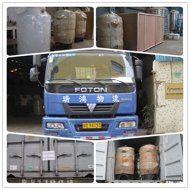 Automatic Various Types 0.6Mpa Stainless Steel Filter Tank