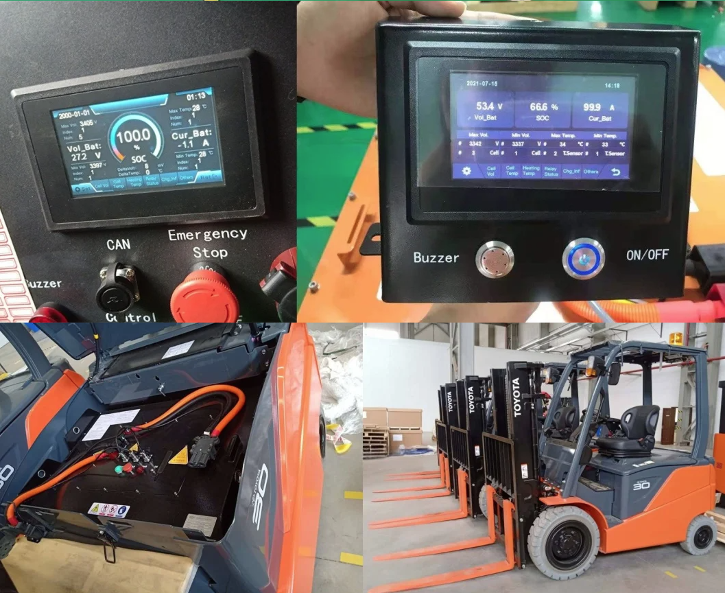 LiFePO4 Forklift Lithium Battery 24V 160AH 200Ah 300AH Long Cycle Life For Electric Stacker Pallets Stacker