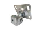 zinc plated sliding gate hinge with square plated M20