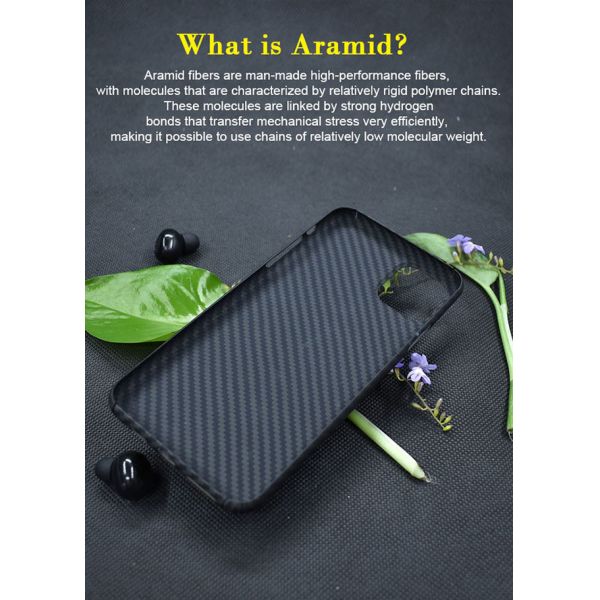 Super Slim Premium Aramid Fiber Phone Case For iPhone 11 , Protective Phone Case
