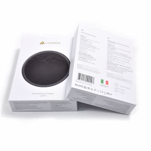 China 200g/sm Qi 10W Wireless Charger Paper Box Packaging on sale