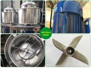 China Multi Function Meat Beater Machine Stainless Steel Double Barrel Beef Balls Fish Balls wholesale