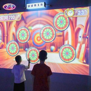 China 1024x768 Interactive Throw Wall Ball Projection Game System Durable Laser wholesale