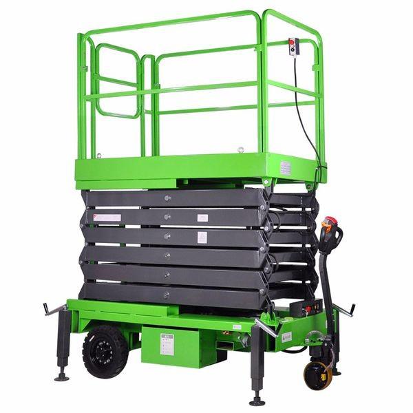 Quality 7.5 Meters Light Duty Hydraulic Mobile Scissor Lift with Motorized Device for sale