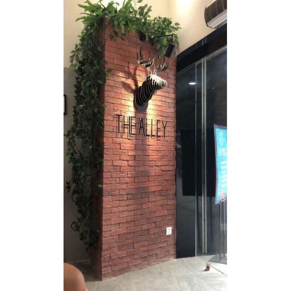 Lightweight PVC Artificial Cultured Stone Panel 3D PU Polyurethane Faux Wall Veneer