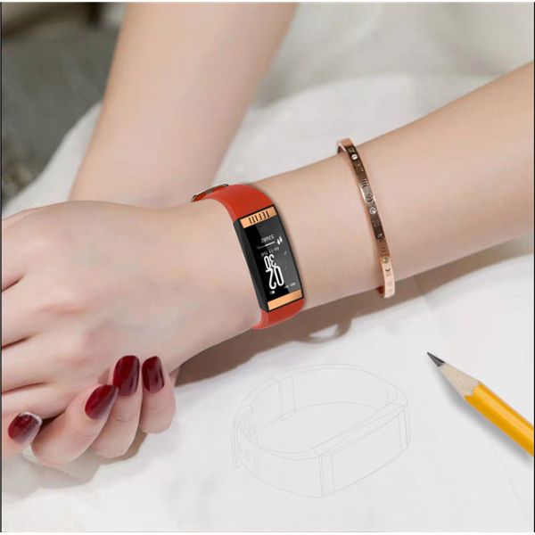 Newly designed ladies smart bracelet heart rate monitor smart wristband call reminder waterproof IP68 smart watch