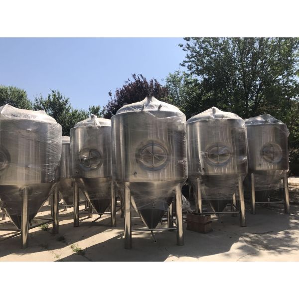 Ice Water / Glycol Restaurant Brewing Equipment , 0.4mm Beer Processing Equipment