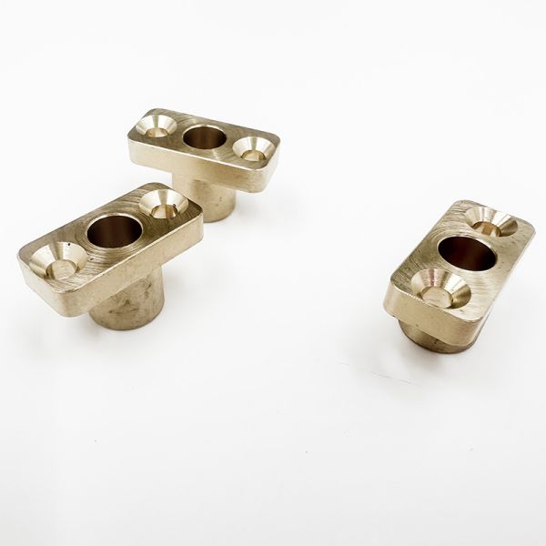 Brass CNC Precision Machined Components Copper Nut Copper Column Customized