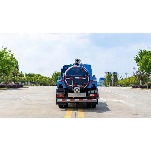 High Pressure Mini Size Electric Septic Tank Truck With Fecal Suction Truck