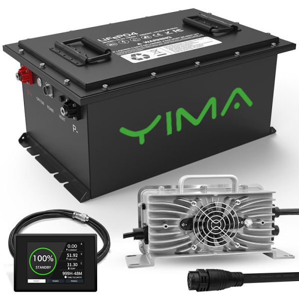 12S1P 16S1P Lifepo4 Electric Golf Cart Lithium Battery 5 Years Warranty