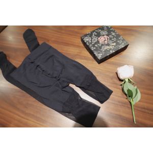 Snagging Resistance Womens Silk Stockings Sexy Permeable Black Thigh Stockings