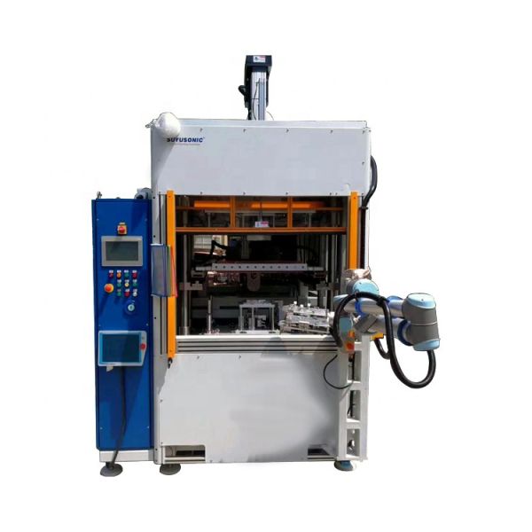 Horizontal Servo Hot Plate Welding Machine with 6000W Rated Capacity 380V Voltage and 15A Current for Plastic Welding