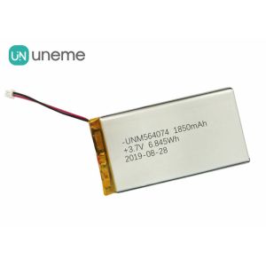 China 1C 3.7V 1850mAh Lithium Polymer Cells 564074 for Medical Beauty Equipment on sale