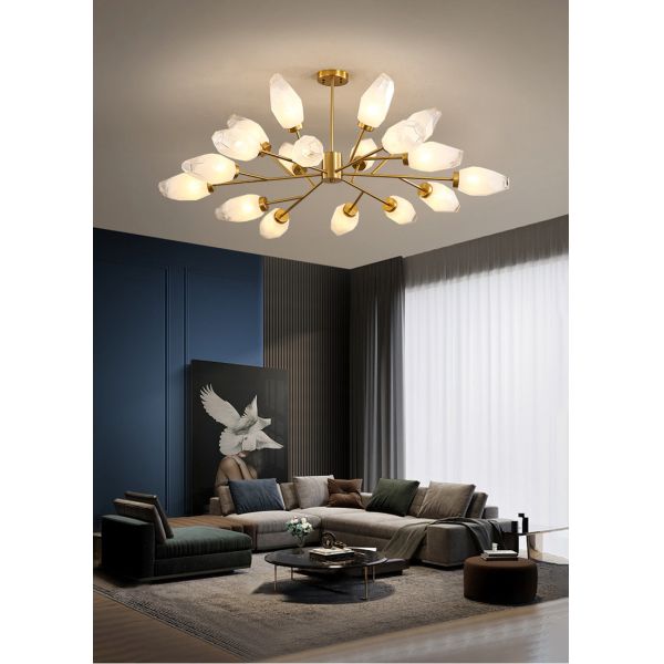 Luxury Sitting room Decoration Chandelier Creative Modern Simple Crystal Molecular Lamp(WH-MI-421)