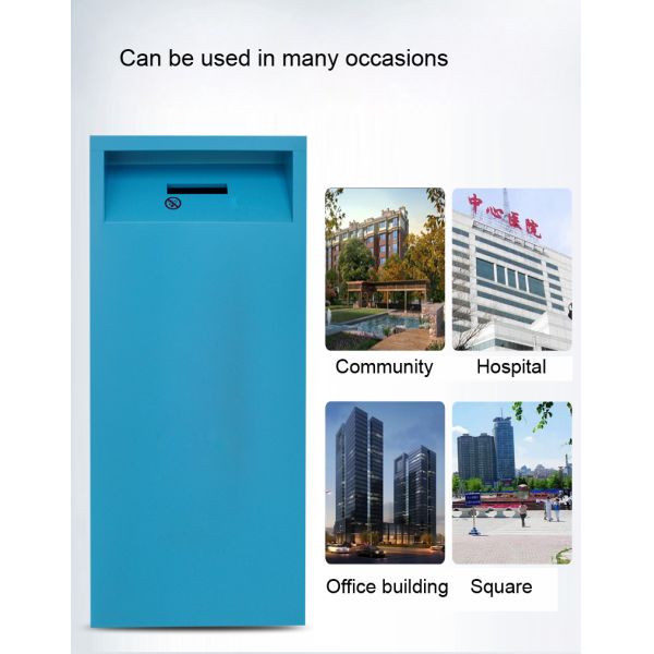 Key Lock H950mm W450mm Face Mask Recycle cabinet