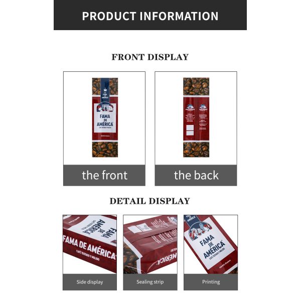 Oem Coffee Packaging Bags Customize 250gr With Valve And Zipper