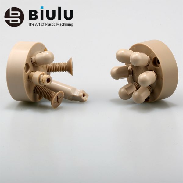 CNC PEEK Plastic Machining High Precision Custom Color Machining Services