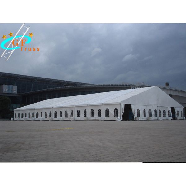 Customized Curved Light Duty M2 60m Aluminum Stage Truss Tent