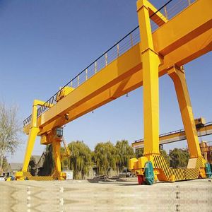 China Mobile Rail Mounted Container Double Beam Gantry Crane wholesale