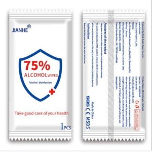 China 75% Alcohol Disinfection Wet Wipes Medical Hand Antibacterial Wet Wipes One Piece on sale