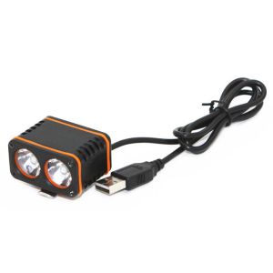 Buy cheap Long Pressing USB Rechargeable Bike Headlight , High Lumen Mountain Bike from wholesalers
