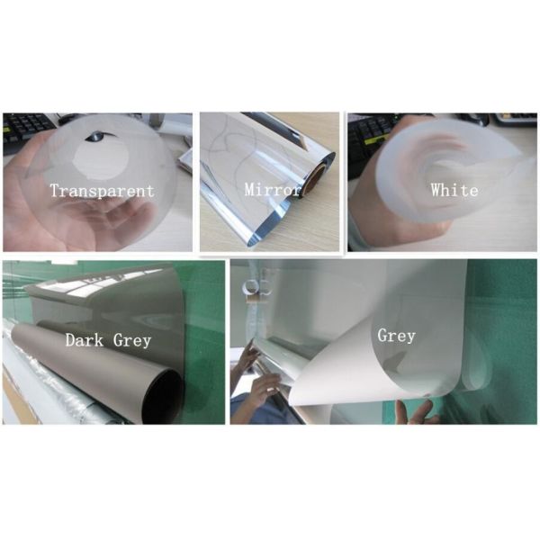 Display Sticky Screen Rear Projection Film , Thick Clear Holographic Adhesive