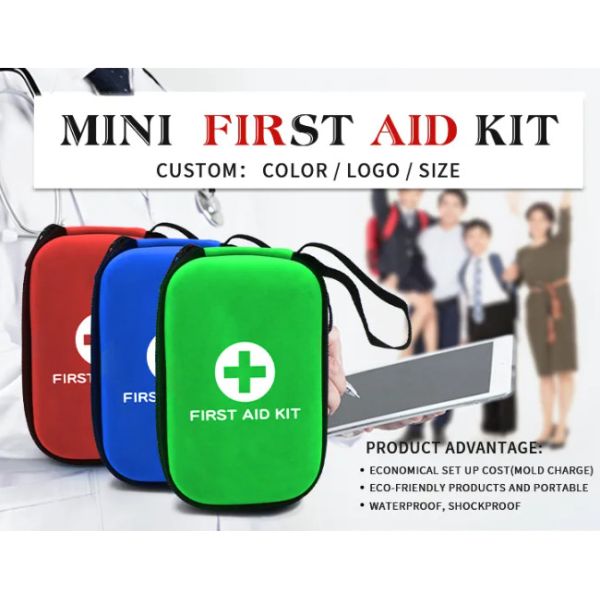Emergency Training PU Travel First Aid Kit Medical Small First Aid Bag