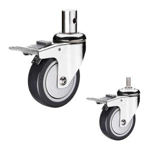 300lbs Capacity 5 Inch Polyurethane Wheels , ISO9001 Industrial Polyurethane