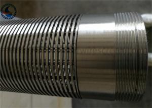 China 2507 Stainless Steel Johnson Wedge Wire Screen Pipe on sale