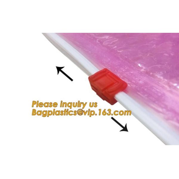 Bubble k bag/bubble slider bag/bubble zipper bag customize color size printing,Bubble Padded Bag EPE/PO Film Bag E