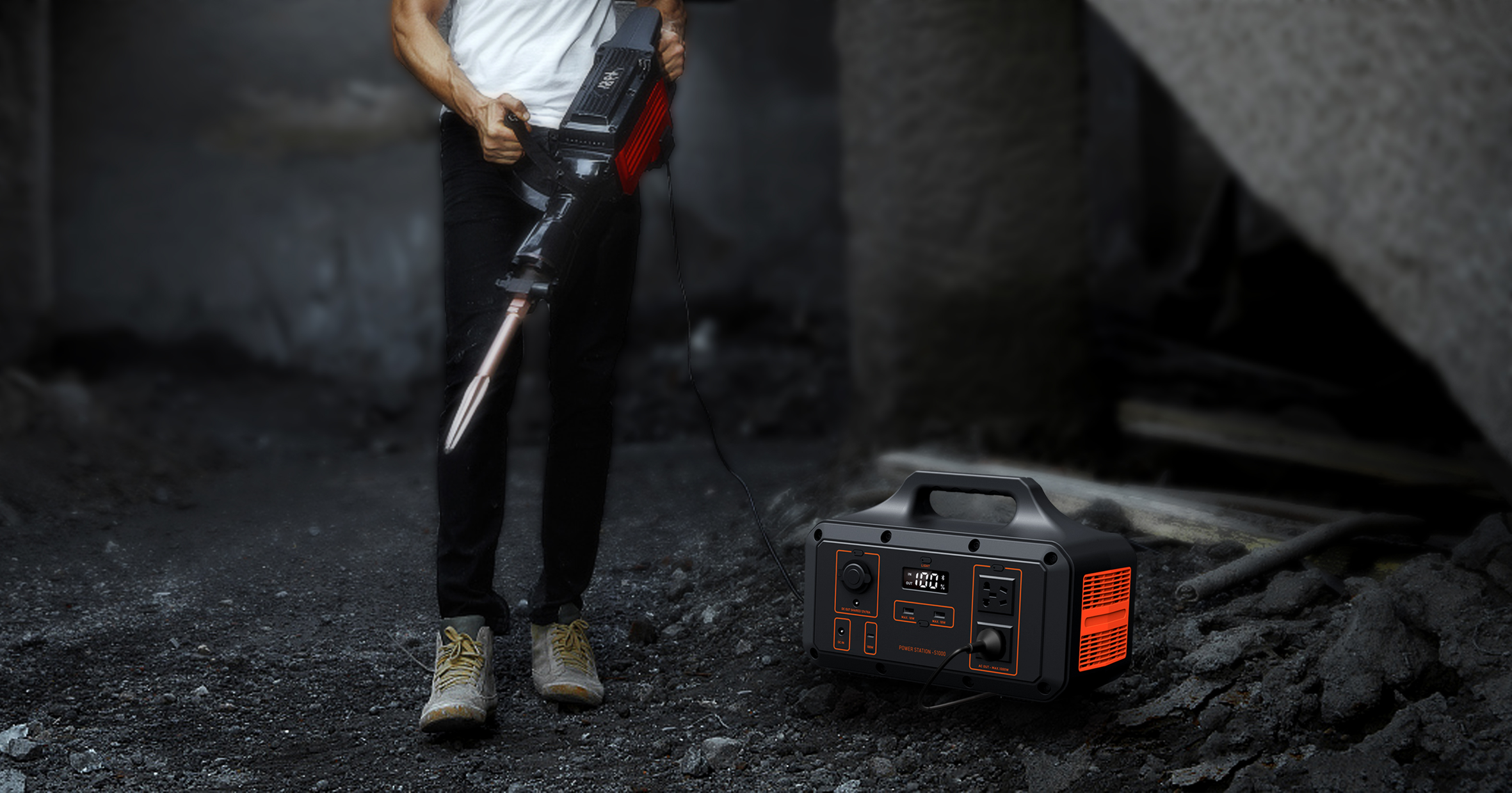 Standby Outing Barbecue Outdoor Power Station Essential 1.7 Hours Full Charging