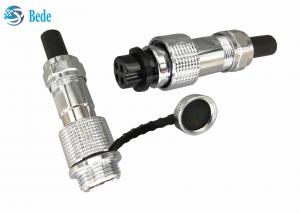 China Copper Shell M12 Circular Gx12 Aviation Connector IP68 Cable To Cable Docking Connector 2~7 Pin wholesale