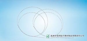 China Special Polymer Cover Hydrophilic Zebra Guidewire With Full Length Tapered Core on sale