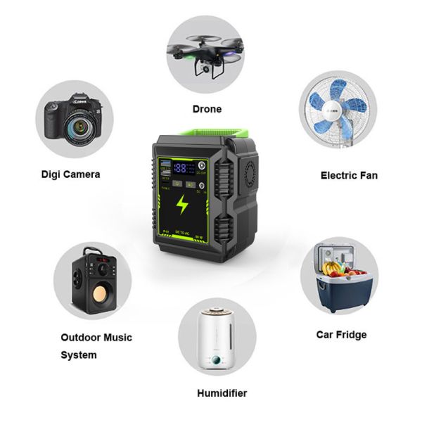 60W 20000Mah Outdoor Portable Charger Station Micro USB 80W PD