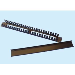 China horizontal Metal cable manager for racks with cover wholesale