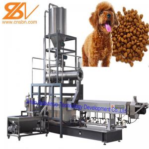 China Gas Diesel Heating Dog Food Extruder Machine 240-320kg/Hr wholesale