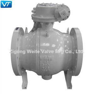China 12 300LB Carbon Steel Flanged Ball Valve Electric Operated API6D on sale