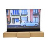 Telescopic Laser TV Cabinet with Motorized Function and Solid Oak Finish