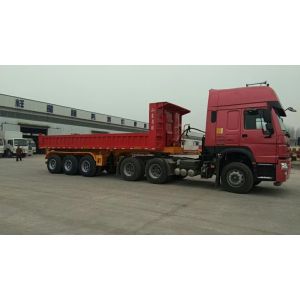 45 Ton Heavy Duty Semi Trailers With 8.0-20 Tires And 8000kg Tare Weight