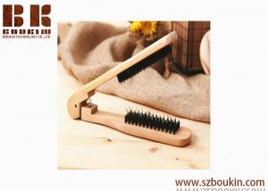 China Salon professional wooden straightening hair brush bristle splint comb wholesale