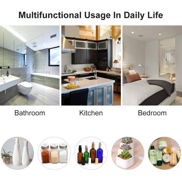 Durable Rustproof Wall Mounted Bathroom Shelf Rectangular Matte Black Color