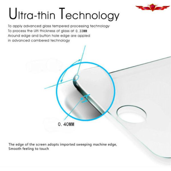 High Level Japan 0.4MM 9H tempered glass screen protector film for iphone 4 4s