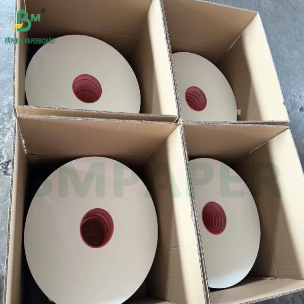 White Eco Straw Wrapped Paper Food Kraft Paper 28gsm For Individually Packing White Eco Straw Wrapped Paper Food Kraft Paper 28gsm For Individually Packing