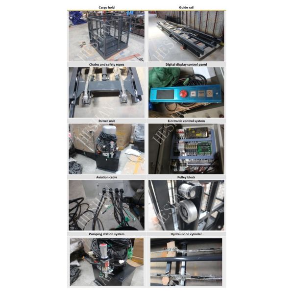 OEM Electric Hydraulic Cargo Lift Platform Heavy Duty Warehouse Cargo Lift