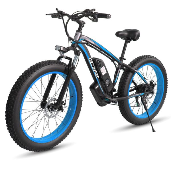 Fat Tire Electric Bike 350W Motor 13AH Lithium Battery SMLRO XDC600 26x4.0 inch E-Bike Wholesale Drop Shipping Available