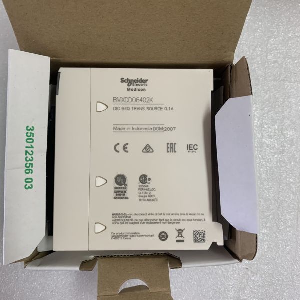 SCHNEIDER BMXDDO6402K OUTPUT MODULE DISCRETE 0.1A 24VDC SOLID STATE