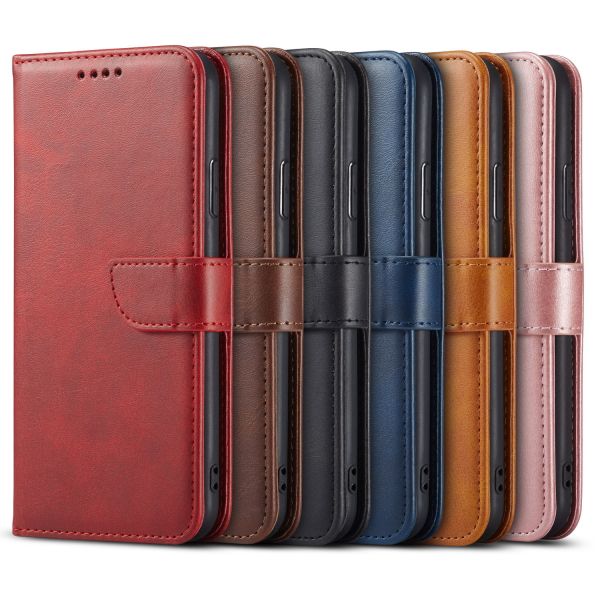 Vintage Wallet Leather Phone Cases With Card Holder Stand Function