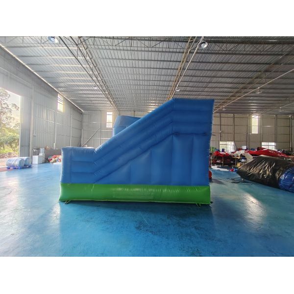 PVC Tarpaulin Inflatable Bounce House With Slide Blue Sky Inflatable Combo For Outdoor Indoor Kids